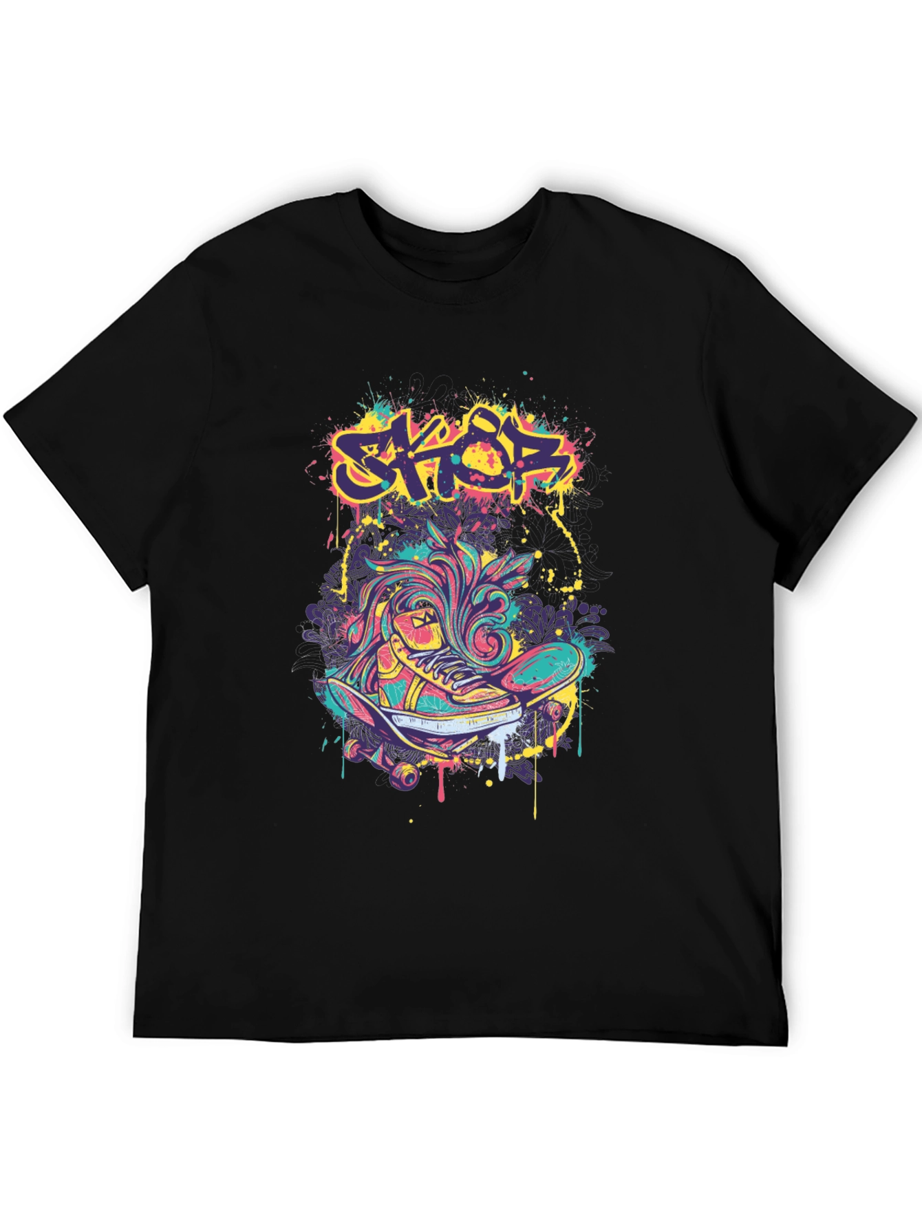 Skateboarding Graphic T-Shirt - Street Style Tee