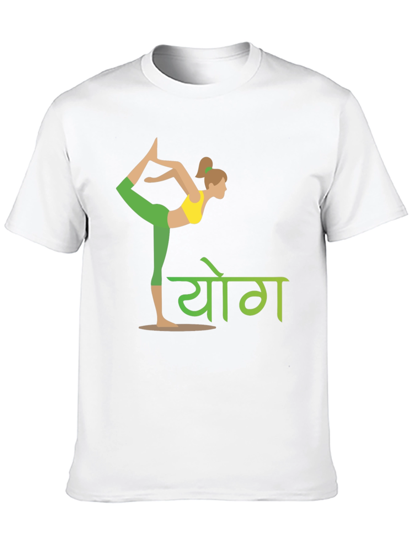 Yoga Pose Graphic T-Shirt - Mens Black Tee
