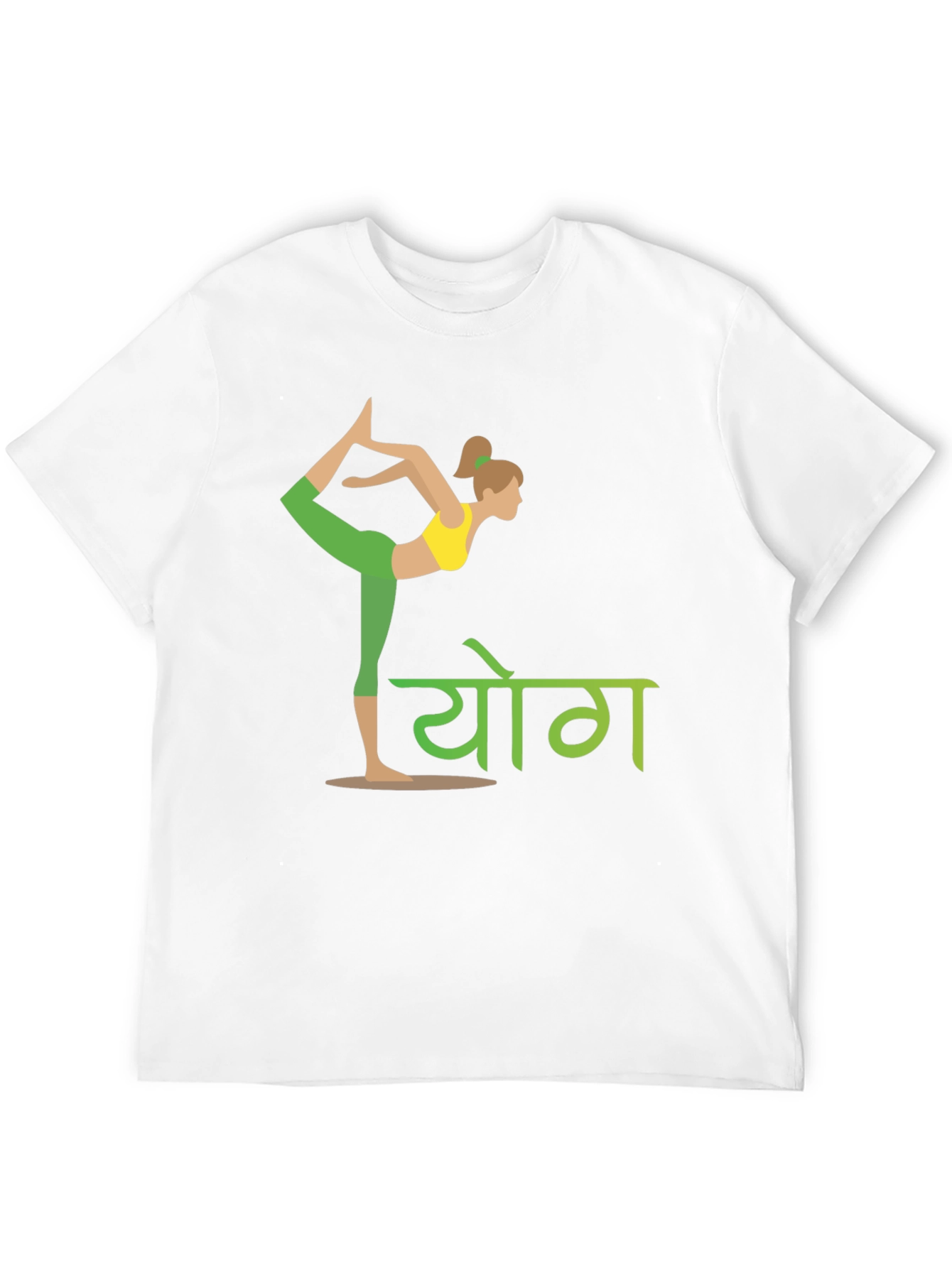 Yoga Pose Graphic T-Shirt - Mens Black Tee