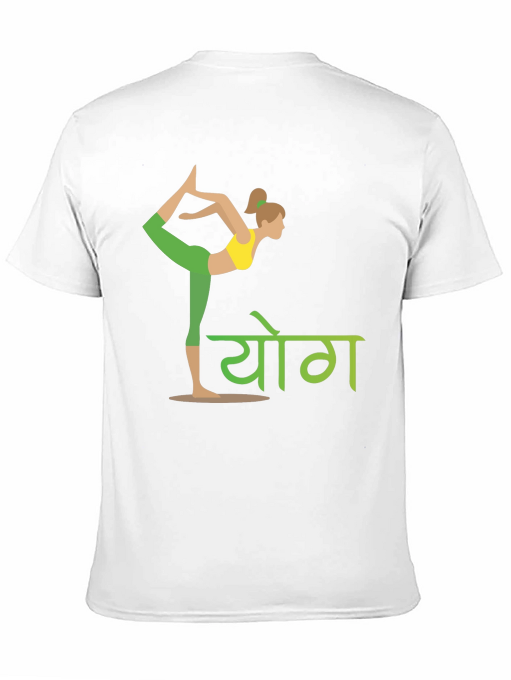Yoga Pose Graphic T-Shirt - Mens Black Tee