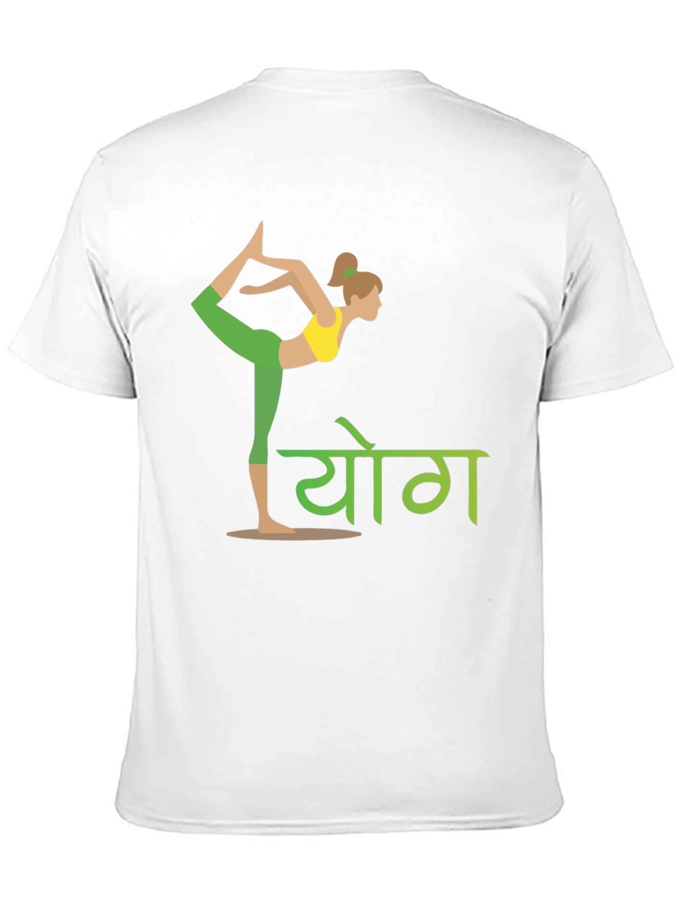 Yoga Pose Graphic T-Shirt - Mens Black Tee