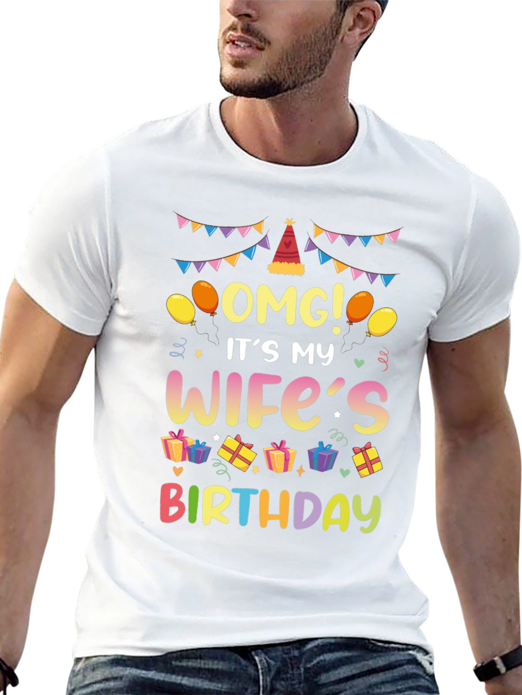 OMG Its My Wifes Birthday T-Shirt