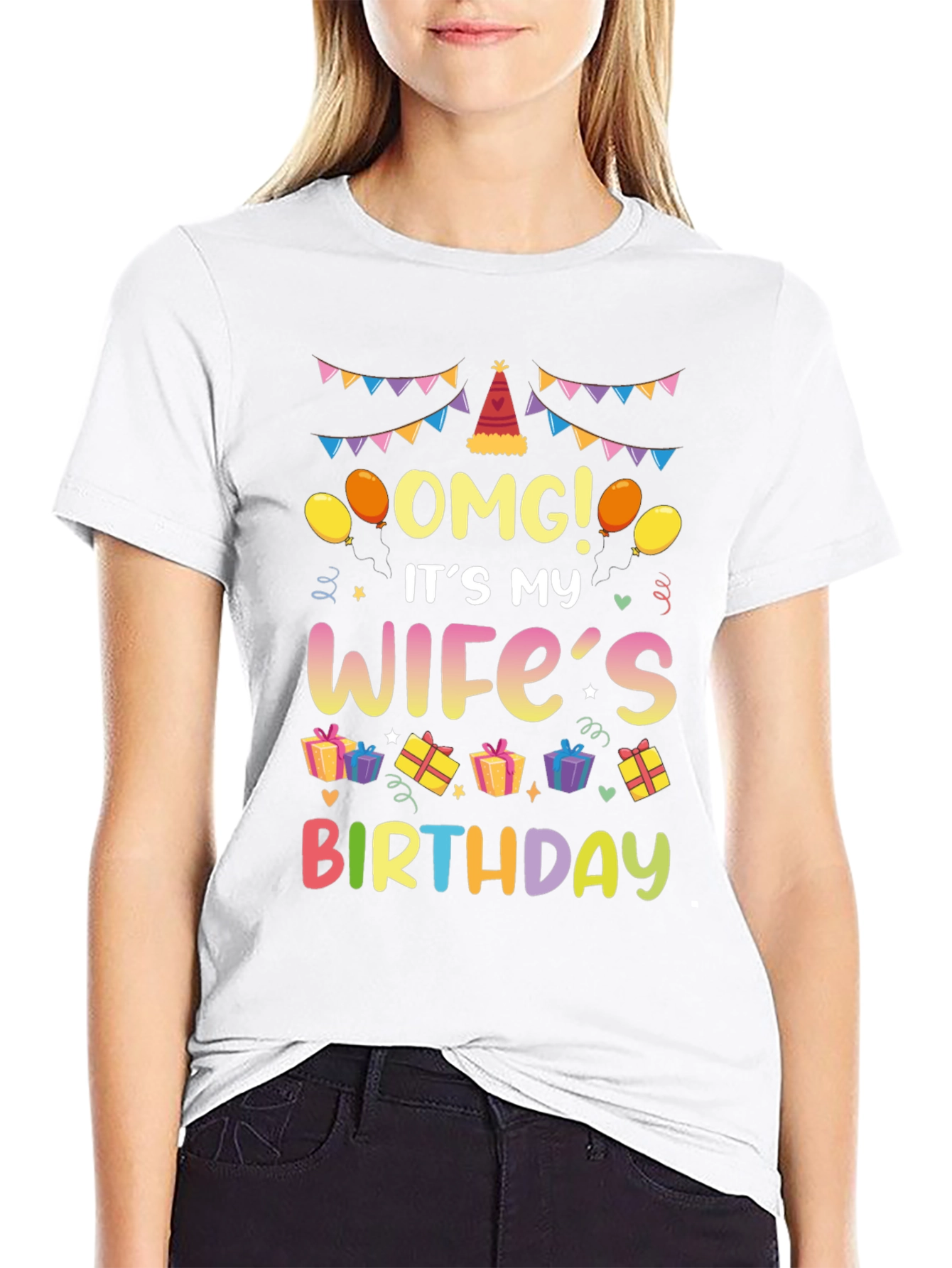 OMG Its My Wifes Birthday T-Shirt