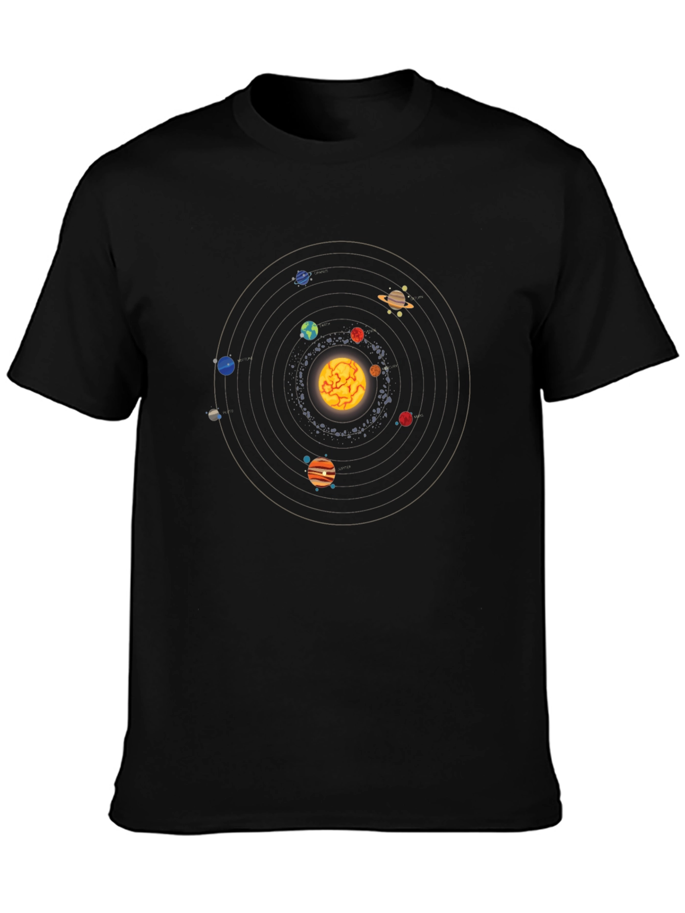 Solar System T-Shirt - Unique Space Design
