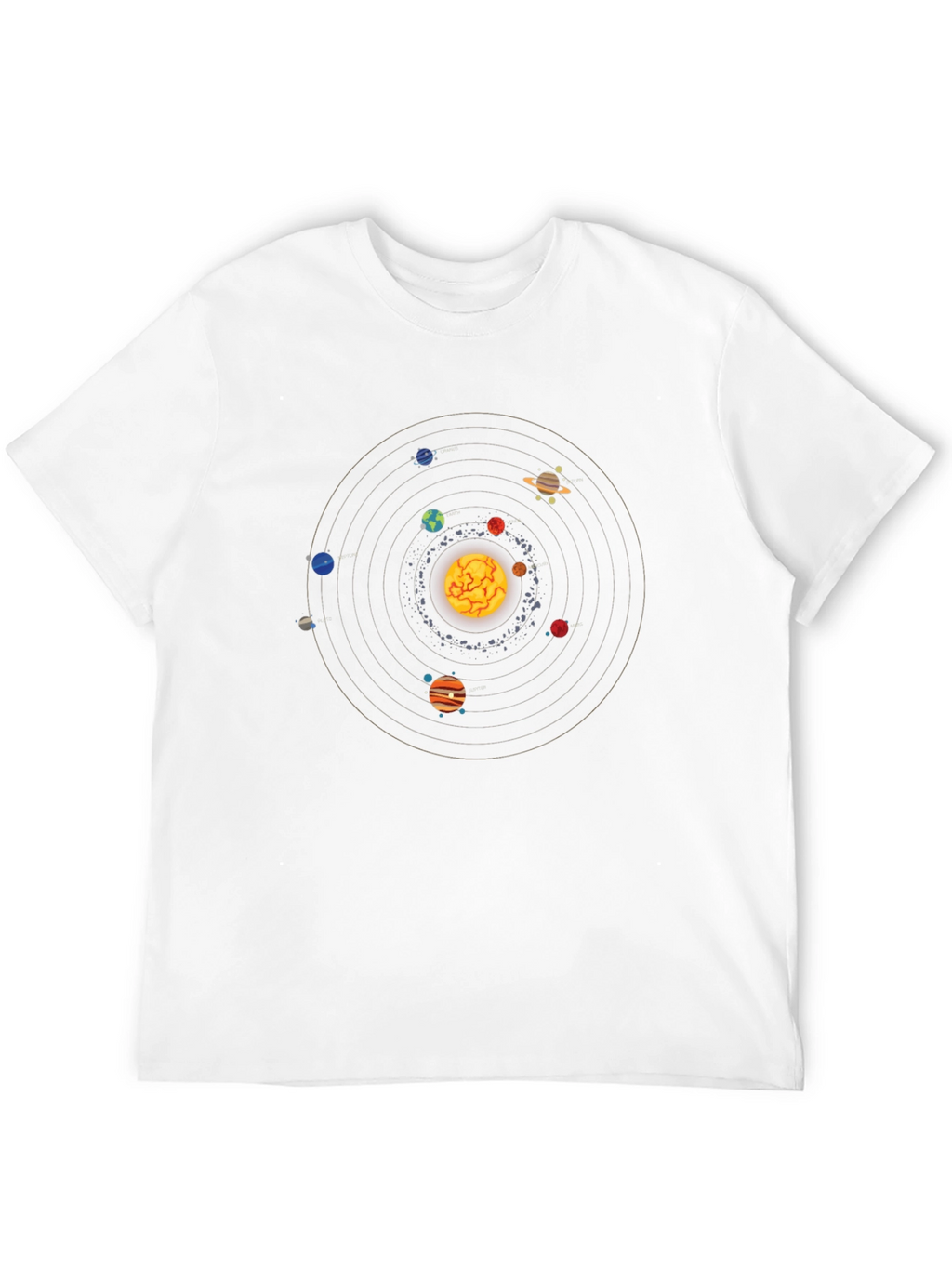 Solar System T-Shirt - Unique Space Design