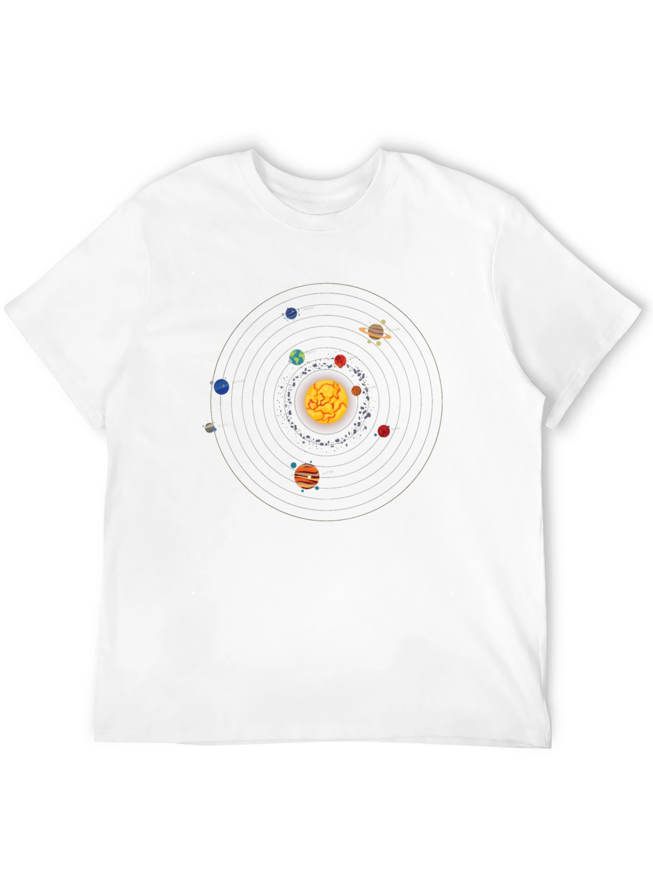 Solar System T-Shirt - Unique Space Design