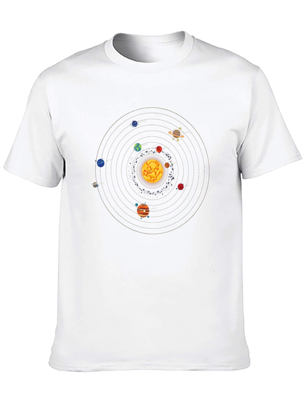Solar System T-Shirt - Unique Space Design