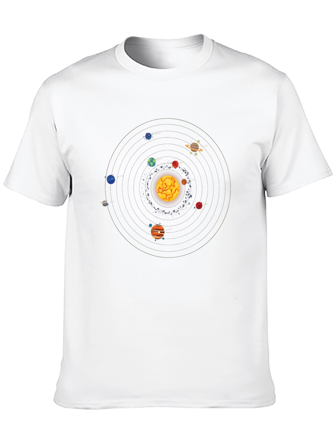 Solar System T-Shirt - Unique Space Design
