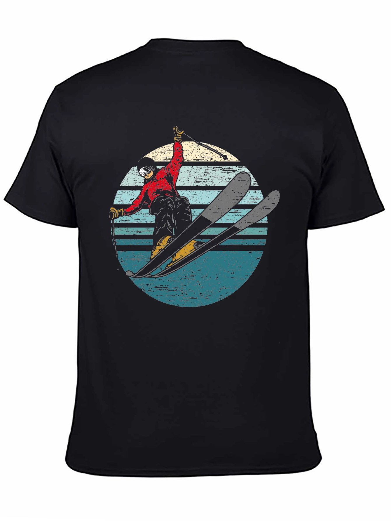 Retro Skiing T-Shirt - Vintage Style