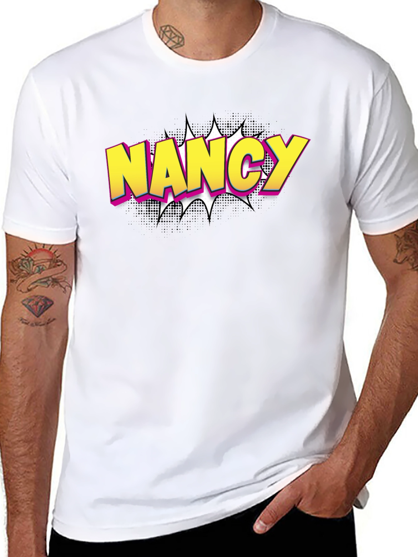 Nancy Comic Pop Art Graphic T-Shirt