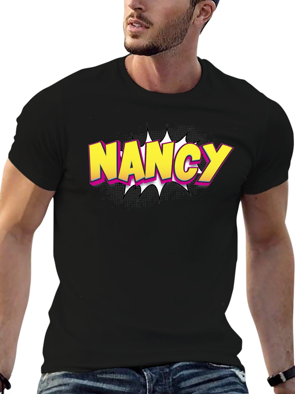 Nancy Comic Pop Art Graphic T-Shirt