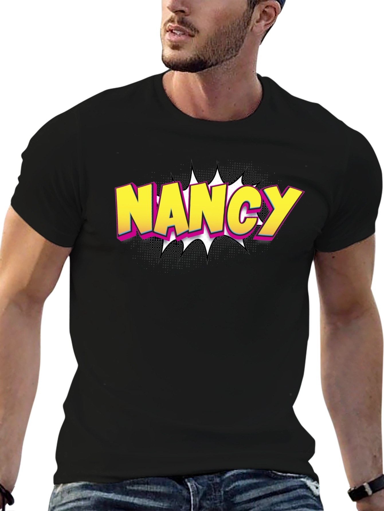 Nancy Comic Pop Art Graphic T-Shirt