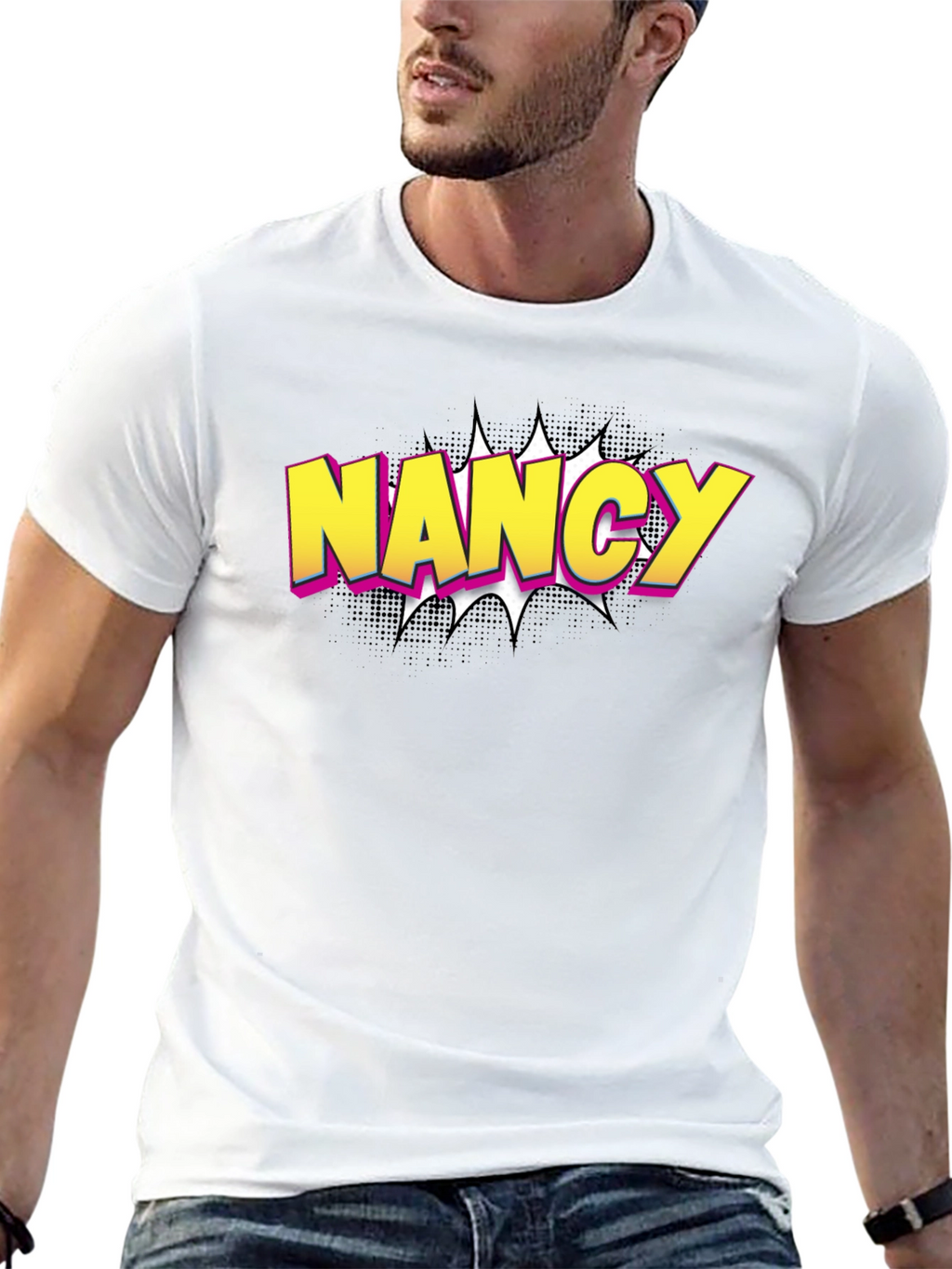 Nancy Comic Pop Art Graphic T-Shirt