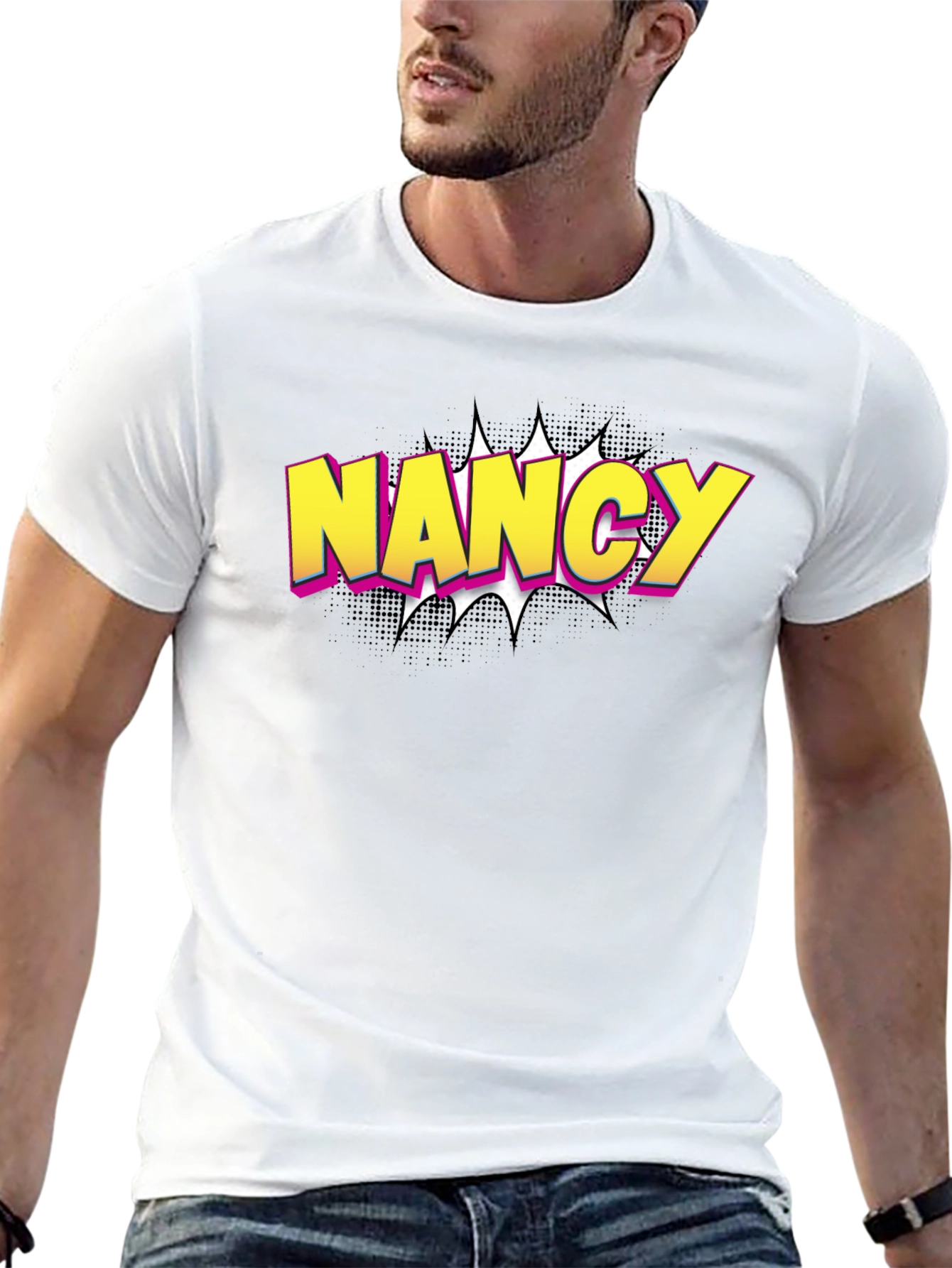 Nancy Comic Pop Art Graphic T-Shirt
