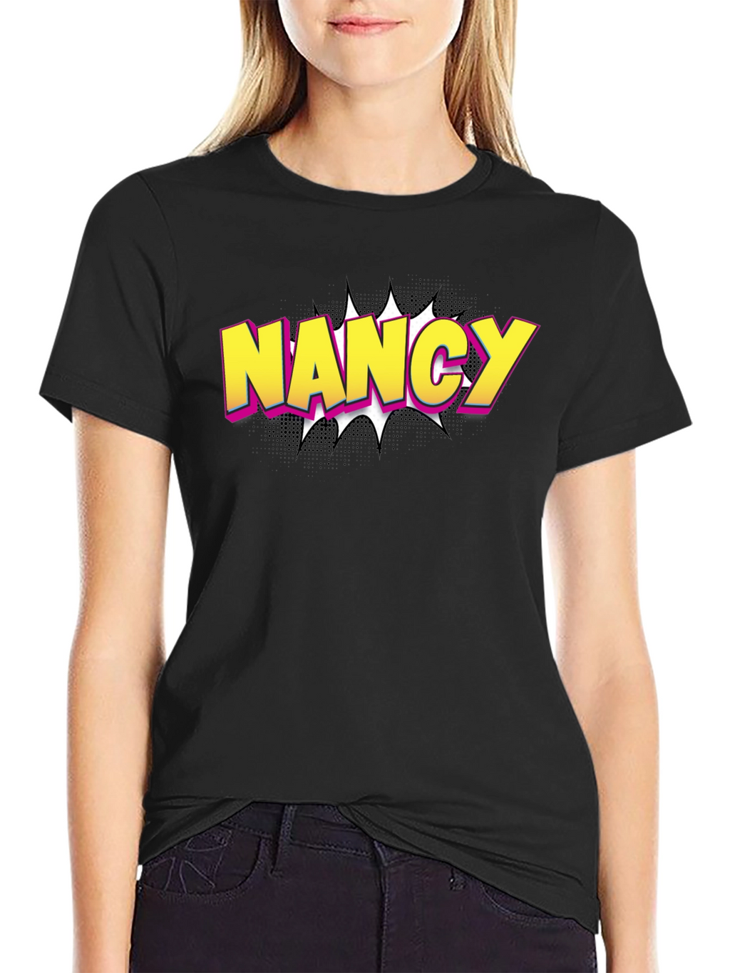 Nancy Comic Pop Art Graphic T-Shirt