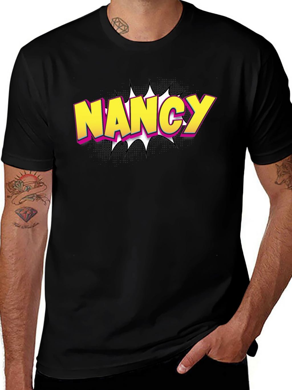 Nancy Comic Pop Art Graphic T-Shirt