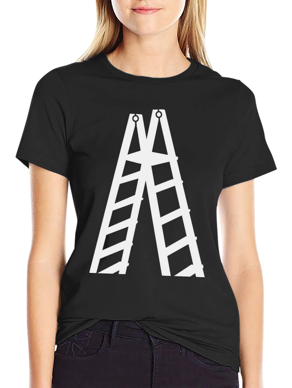 Ladder Graphic Tee - Black