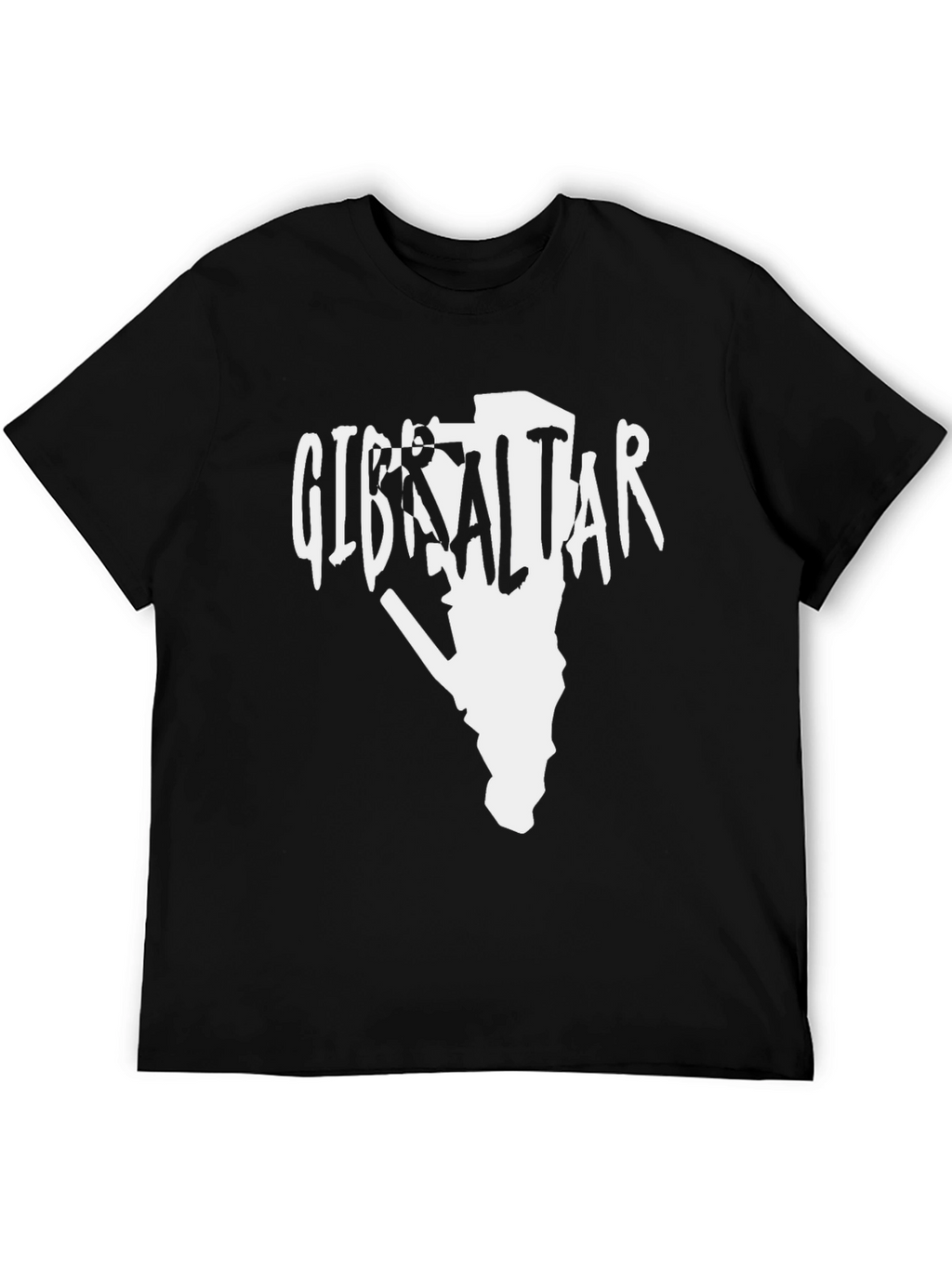 Gibraltar Graphic Tee - Mens Black T-Shirt