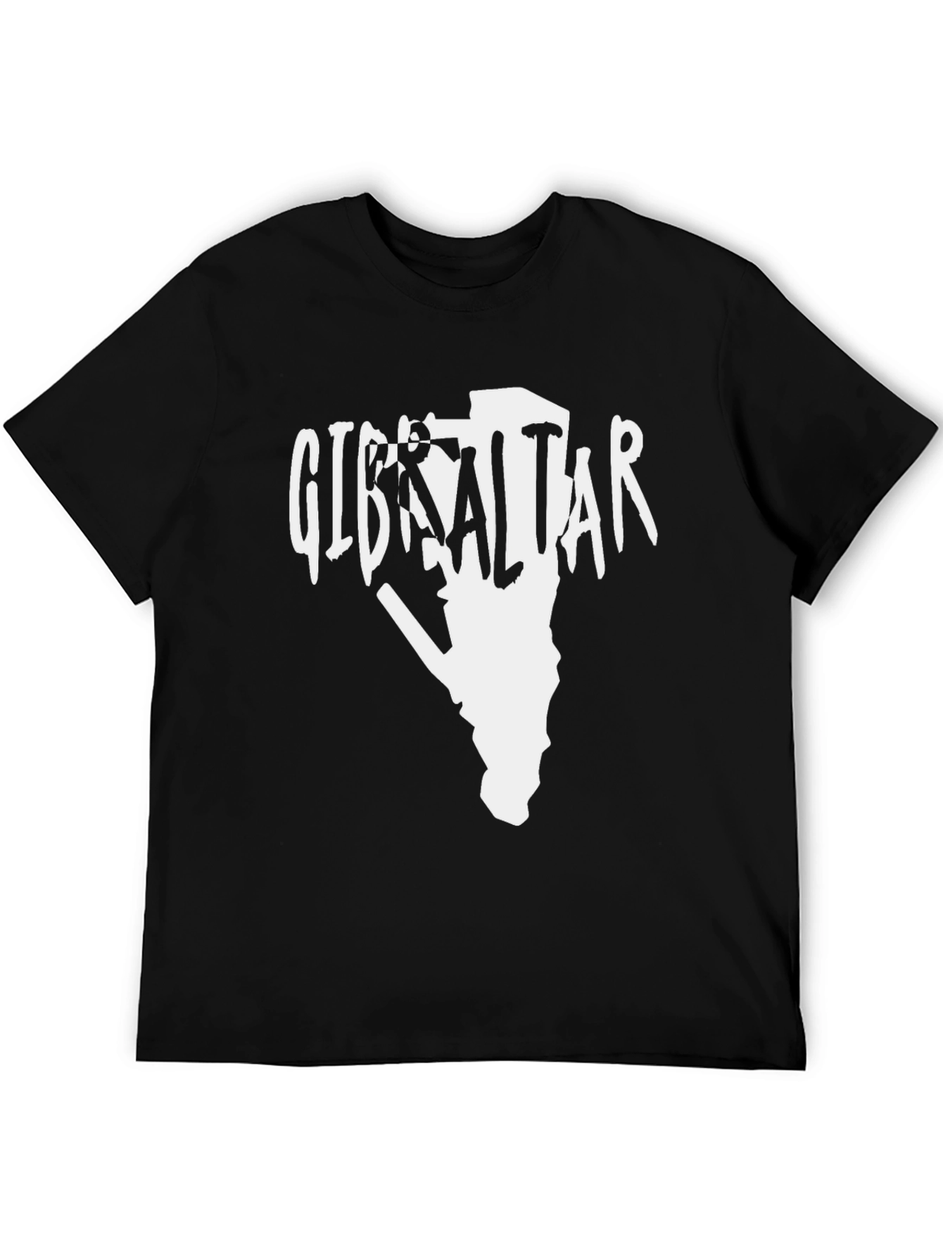 Gibraltar Graphic Tee - Mens Black T-Shirt
