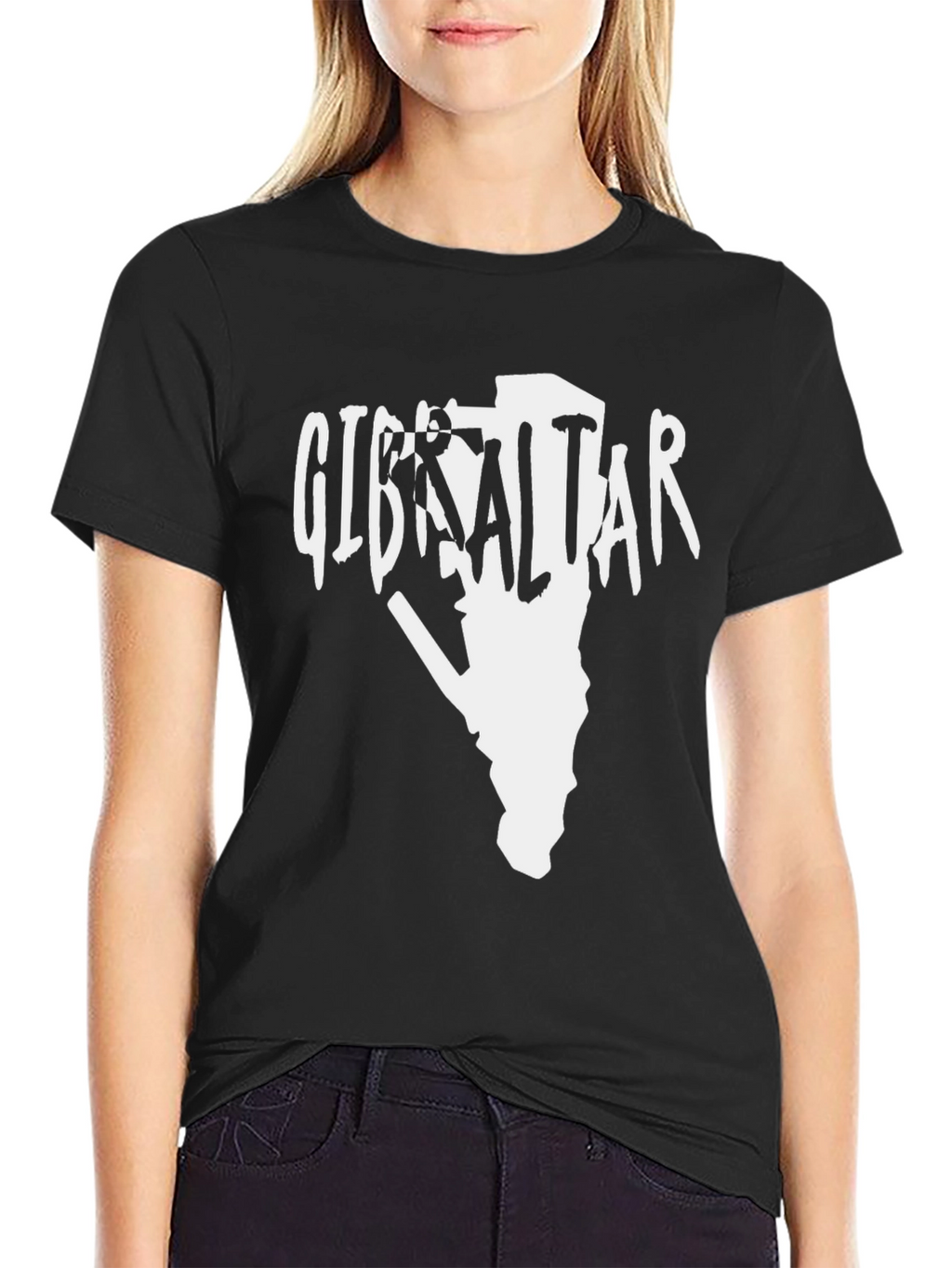 Gibraltar Graphic Tee - Mens Black T-Shirt
