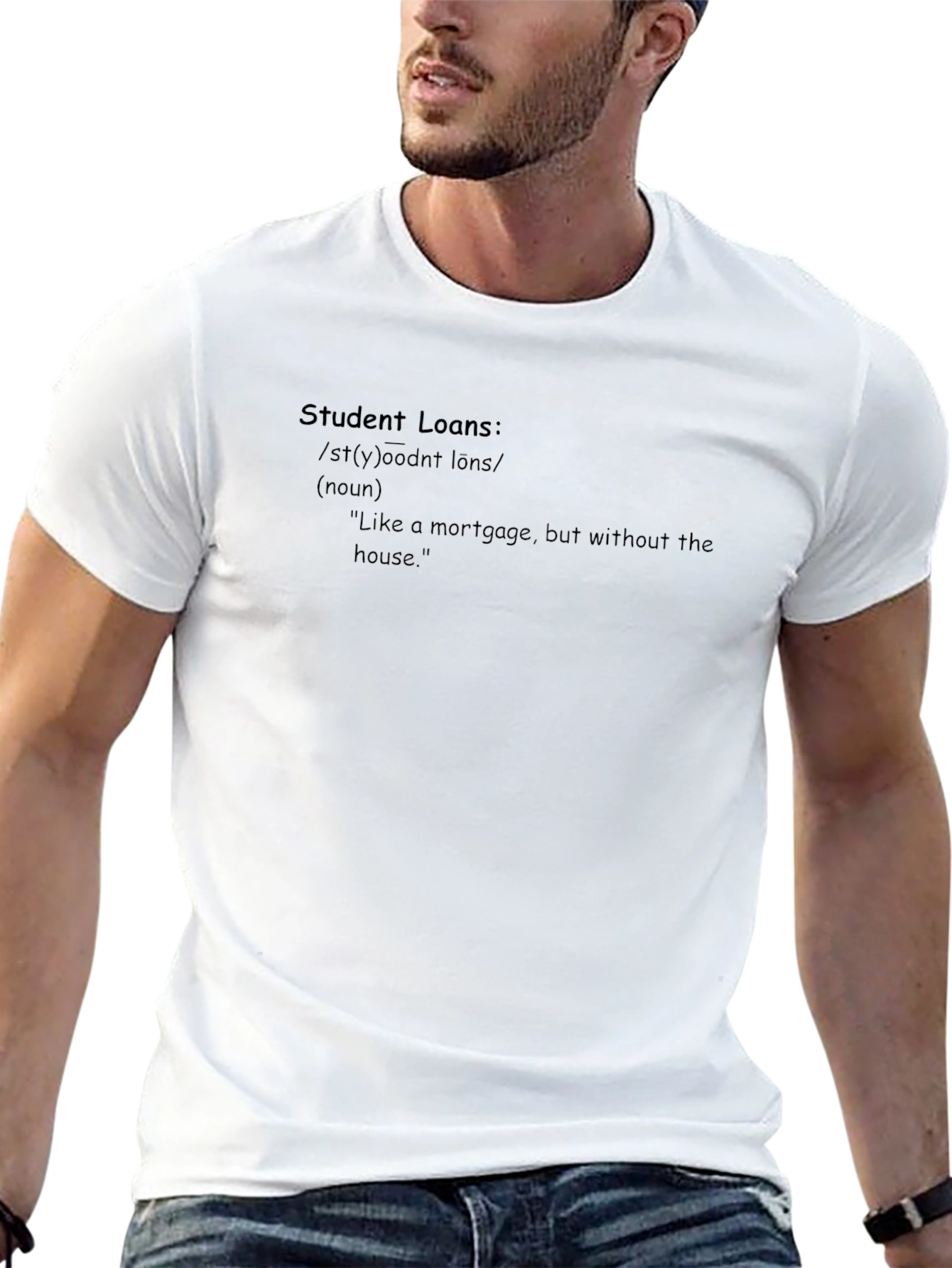 Student Loans Definition Black Graphic Tee