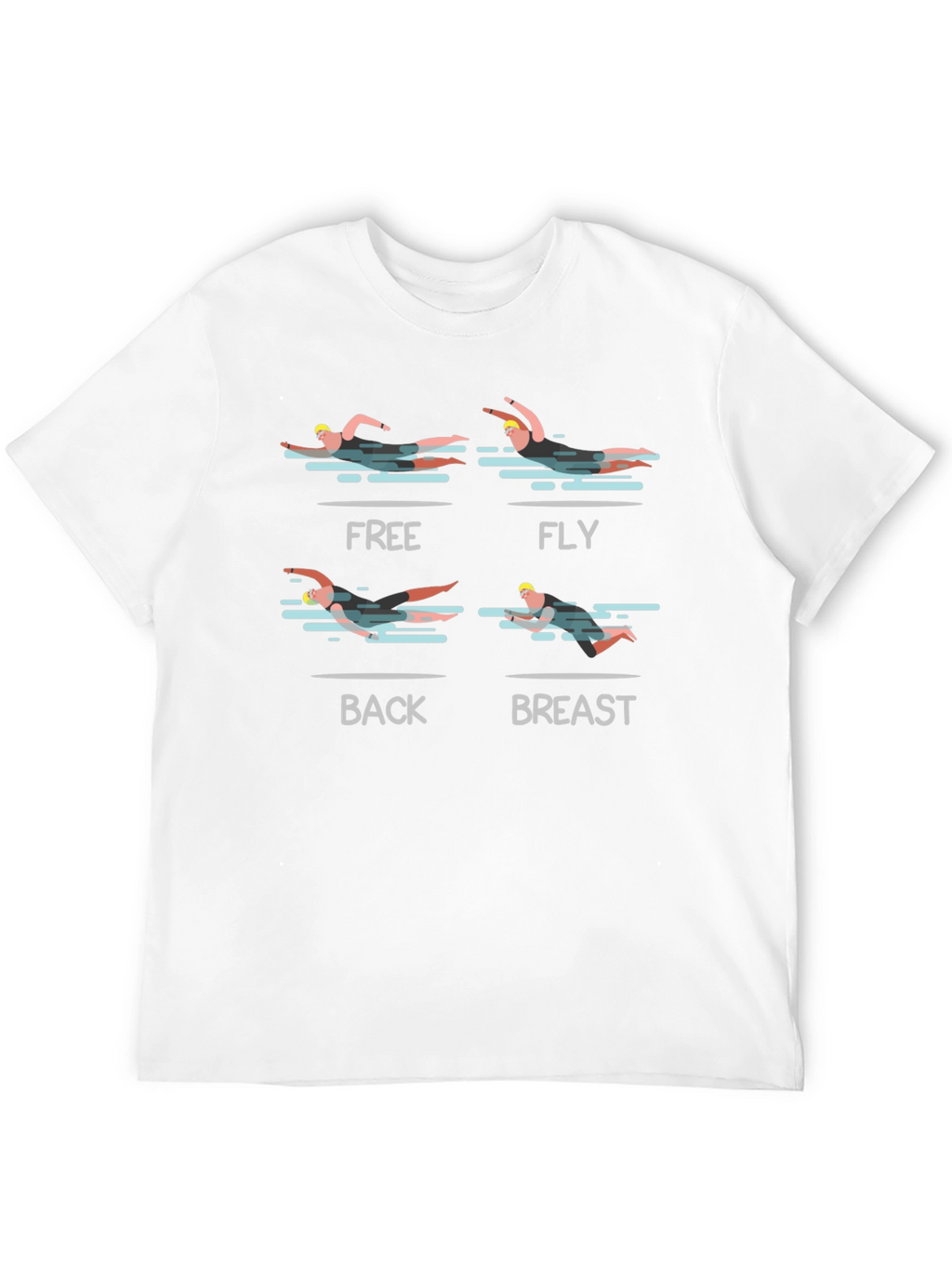 Swimming Strokes Graphic T-Shirt