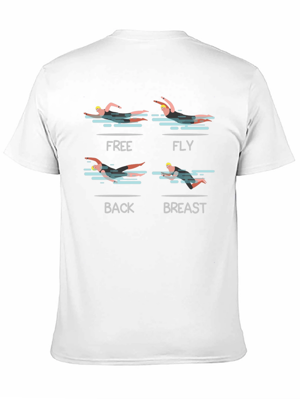 Swimming Strokes Graphic T-Shirt