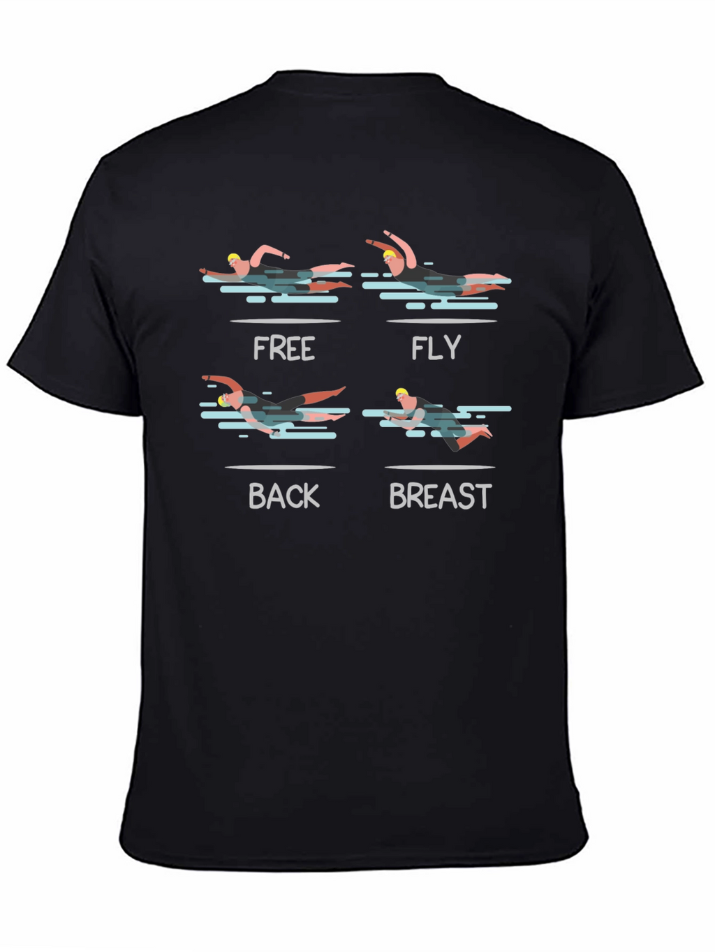 Swimming Strokes Graphic T-Shirt