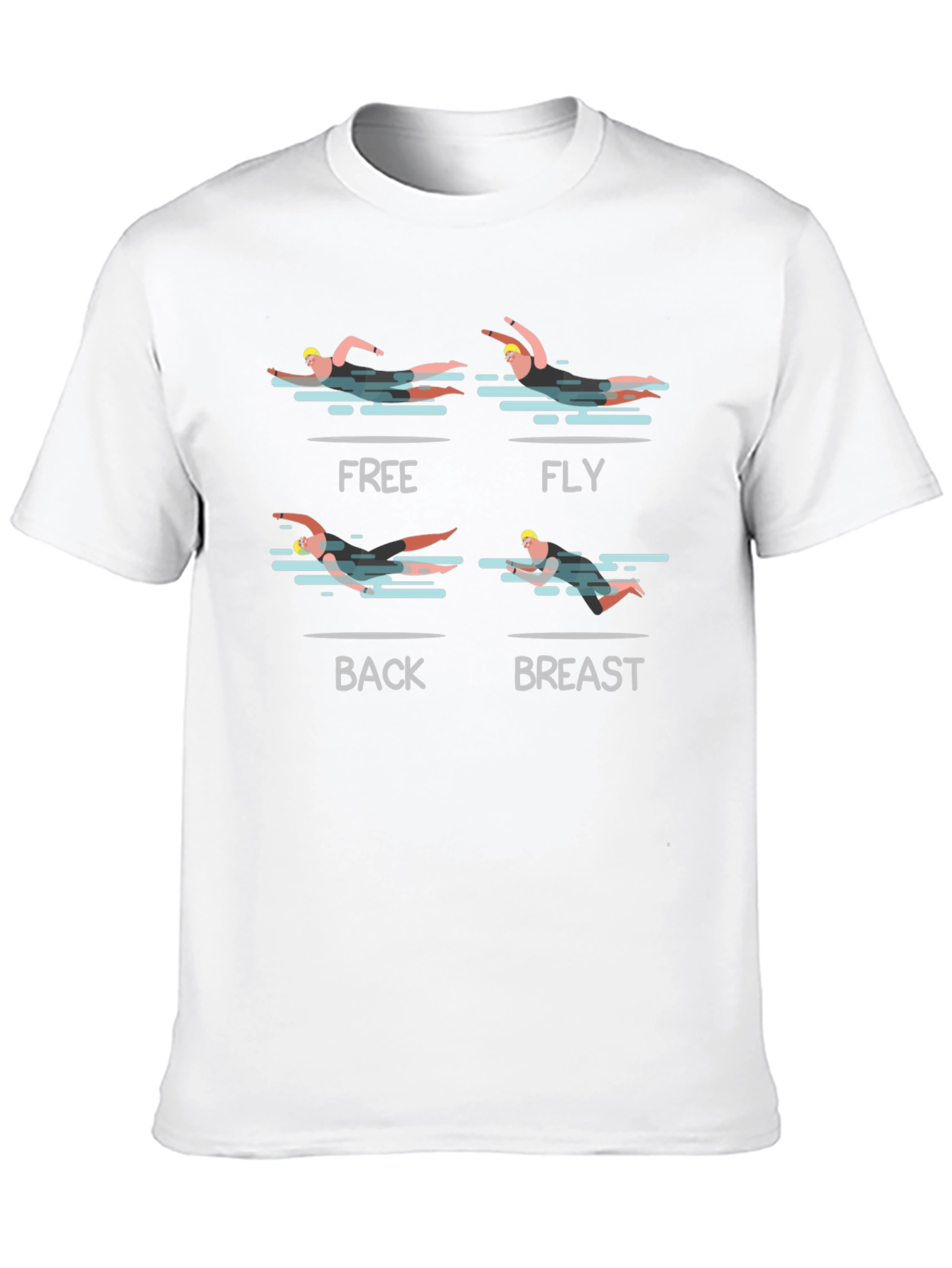 Swimming Strokes Graphic T-Shirt