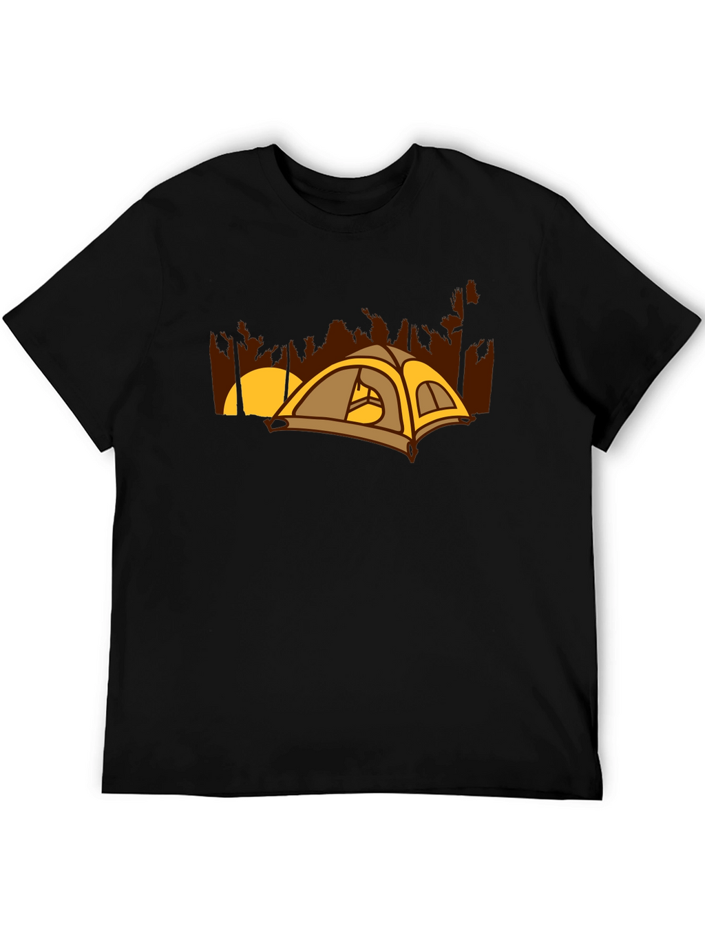 Camping Tent Graphic Tee - Outdoor Adventure Shirt