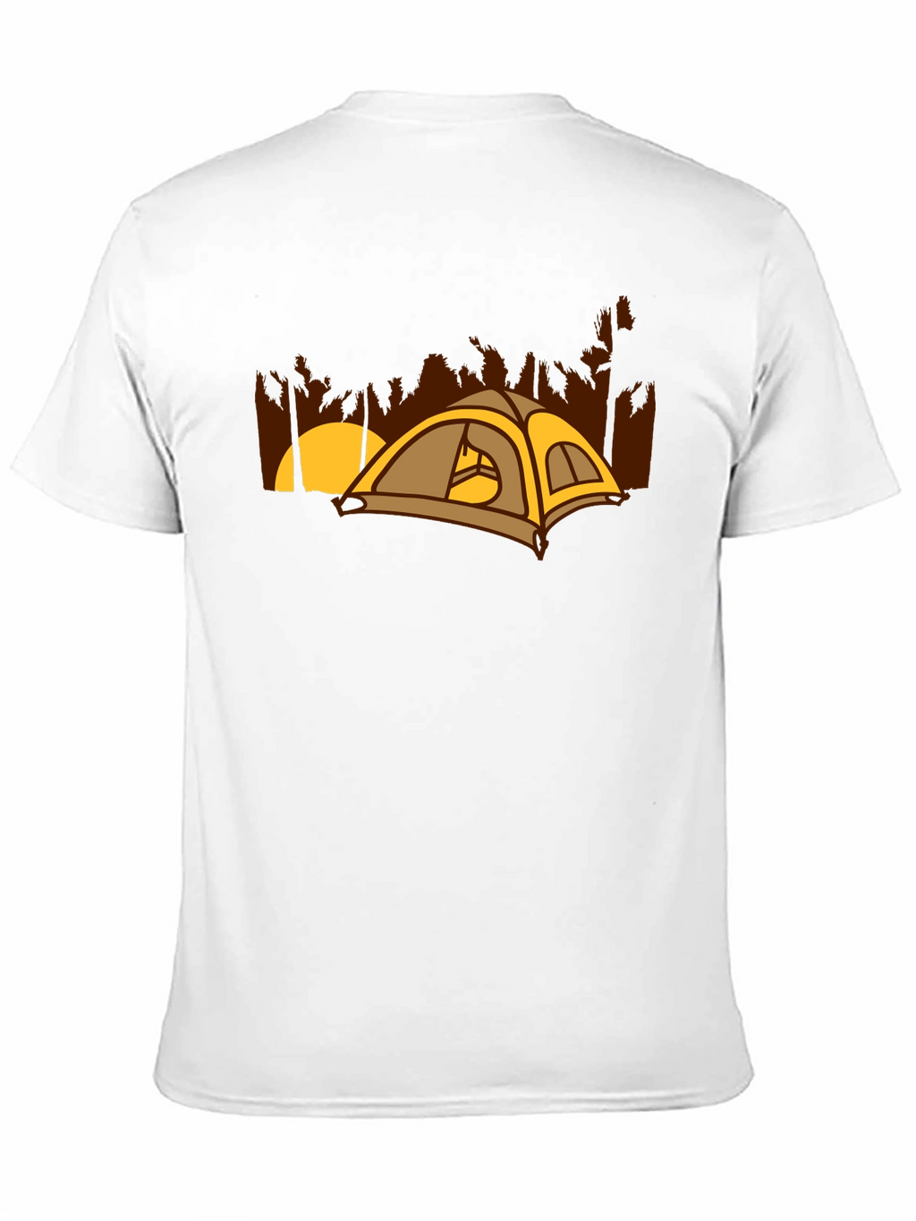 Camping Tent Graphic Tee - Outdoor Adventure Shirt