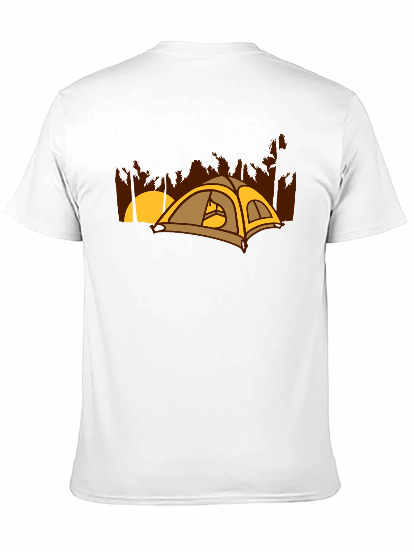Camping Tent Graphic Tee - Outdoor Adventure Shirt