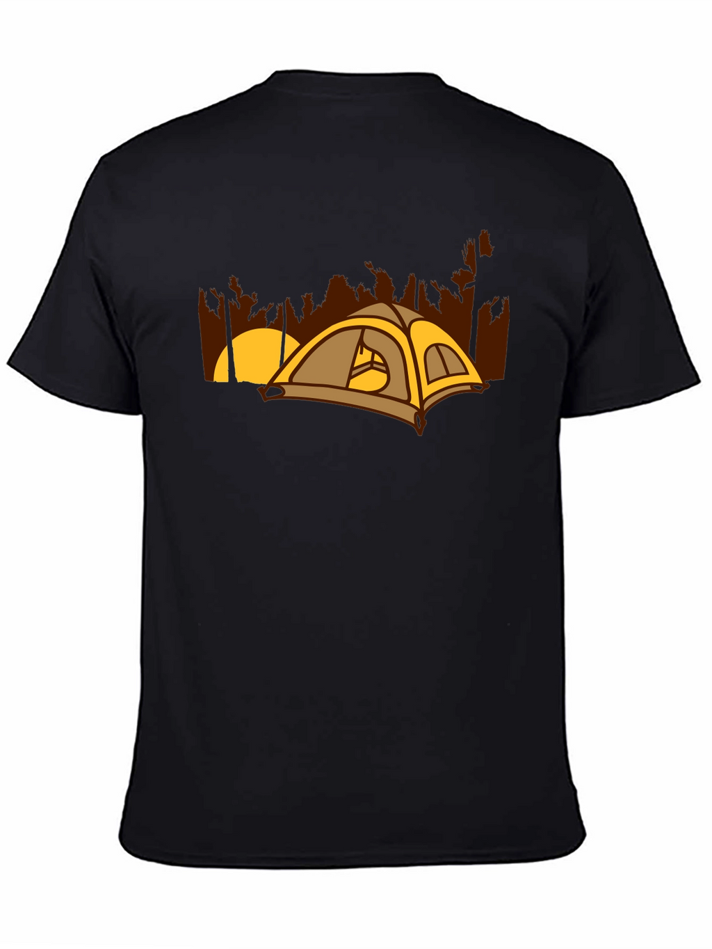 Camping Tent Graphic Tee - Outdoor Adventure Shirt