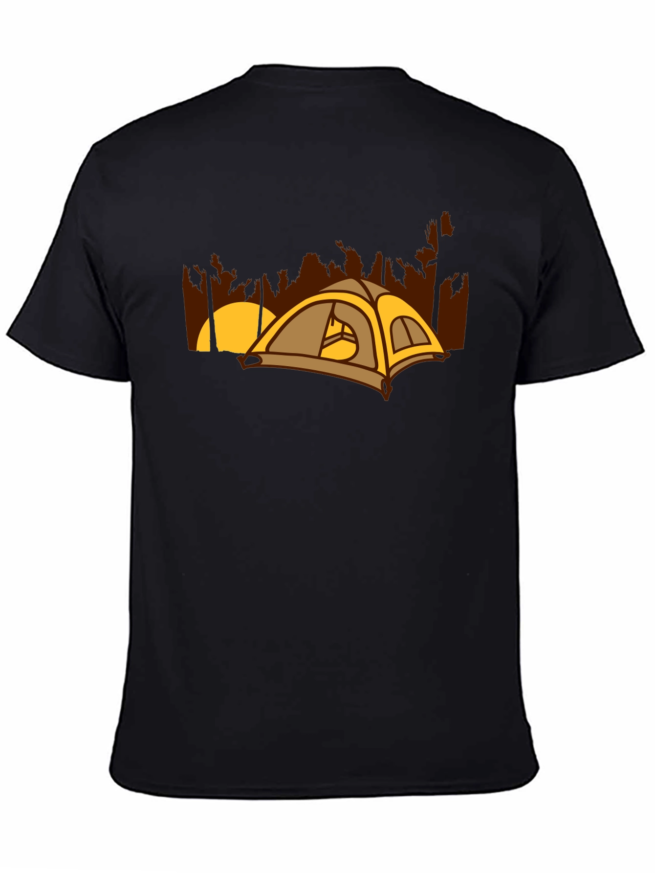 Camping Tent Graphic Tee - Outdoor Adventure Shirt