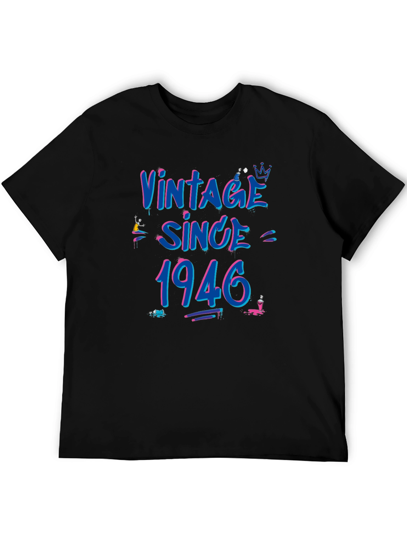 Vintage Since 1946 Graphic Tee - Birthday Gift