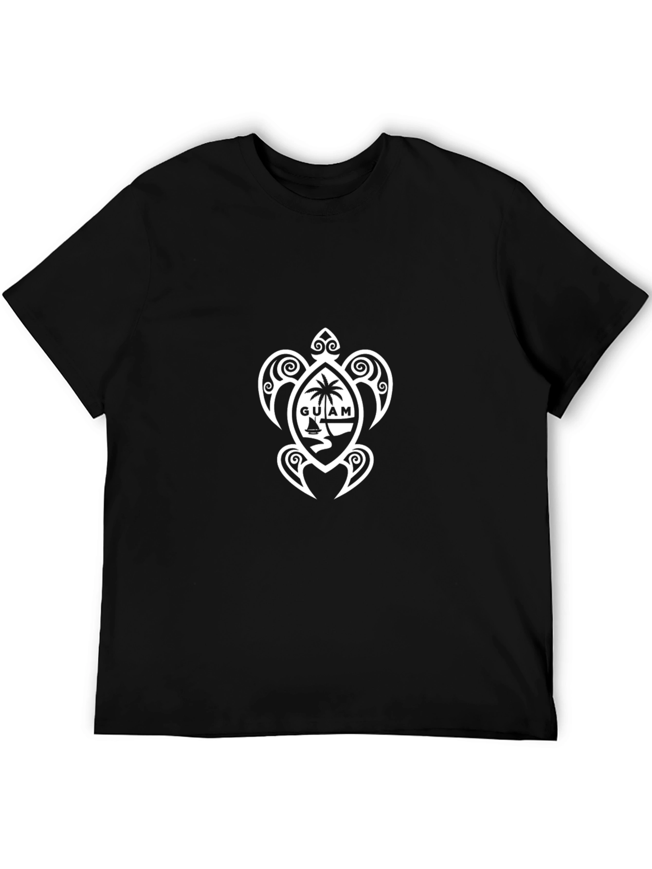 Guam Turtle Black T-Shirt