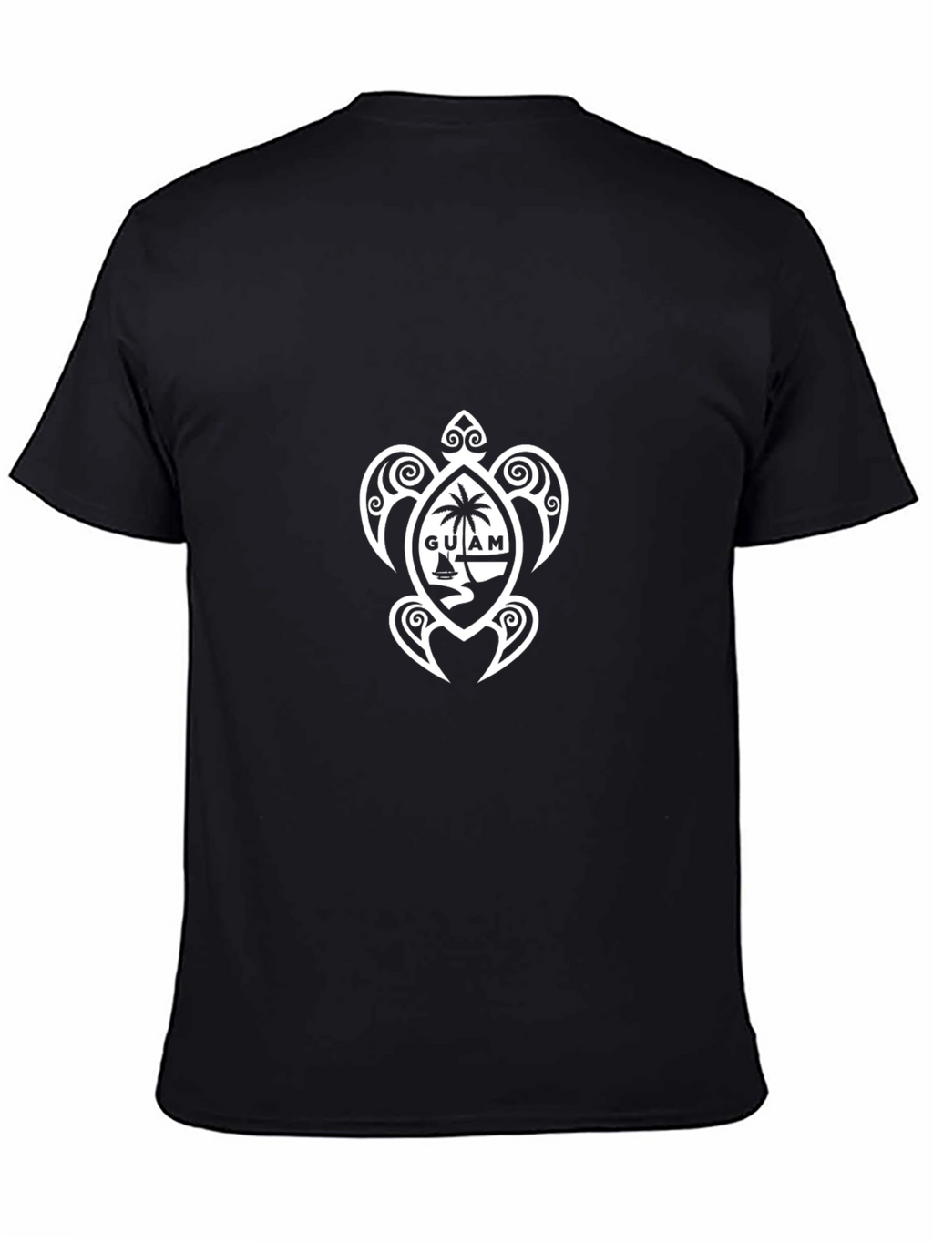 Guam Turtle Black T-Shirt