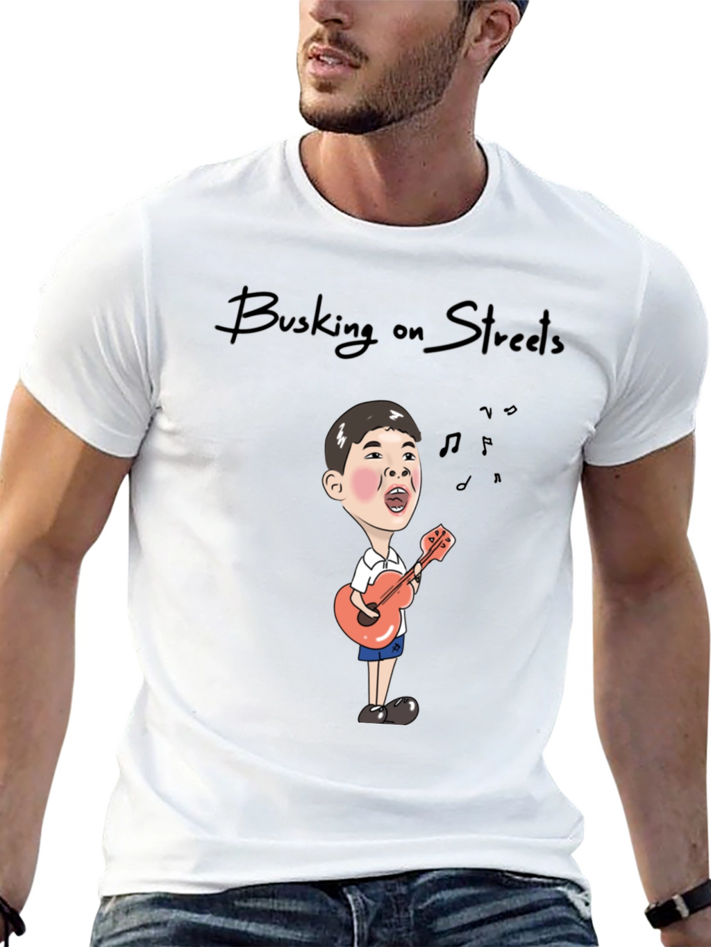 Busting on Streets Graphic T-Shirt