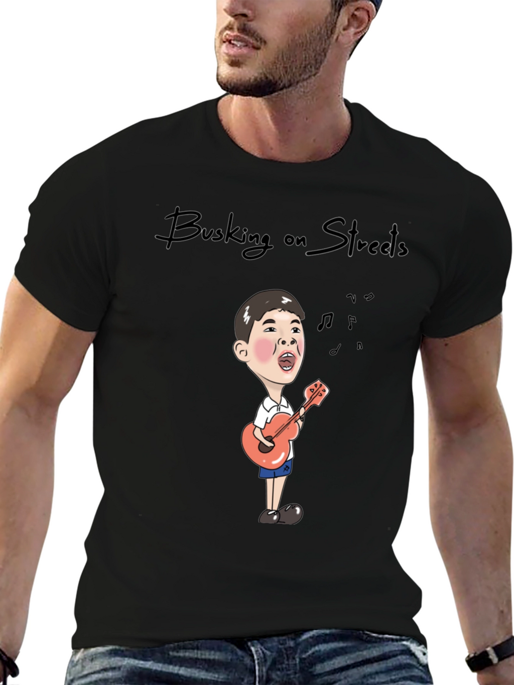 Busting on Streets Graphic T-Shirt