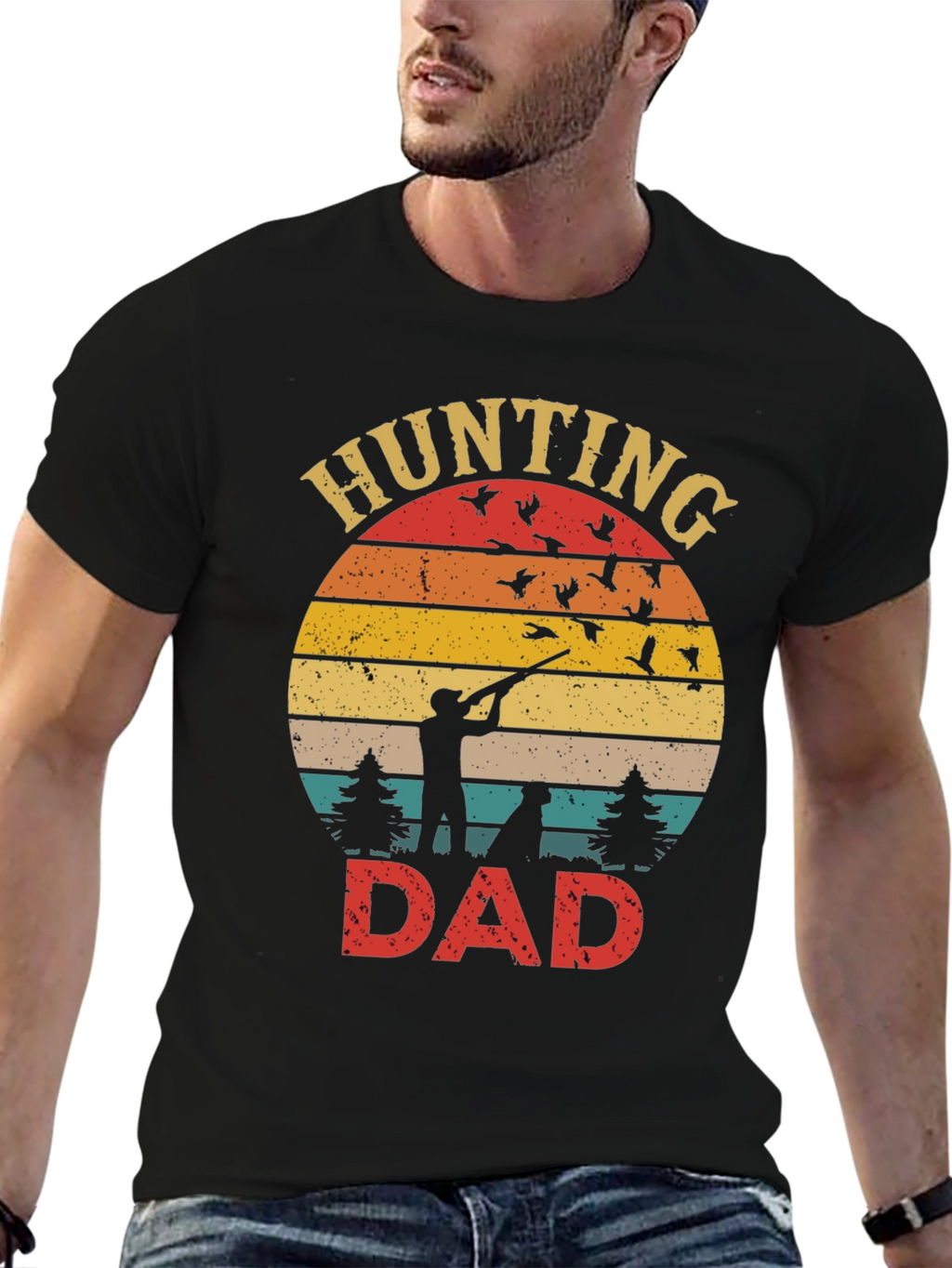 Hunting Dad Graphic Tee - Gift for Hunter