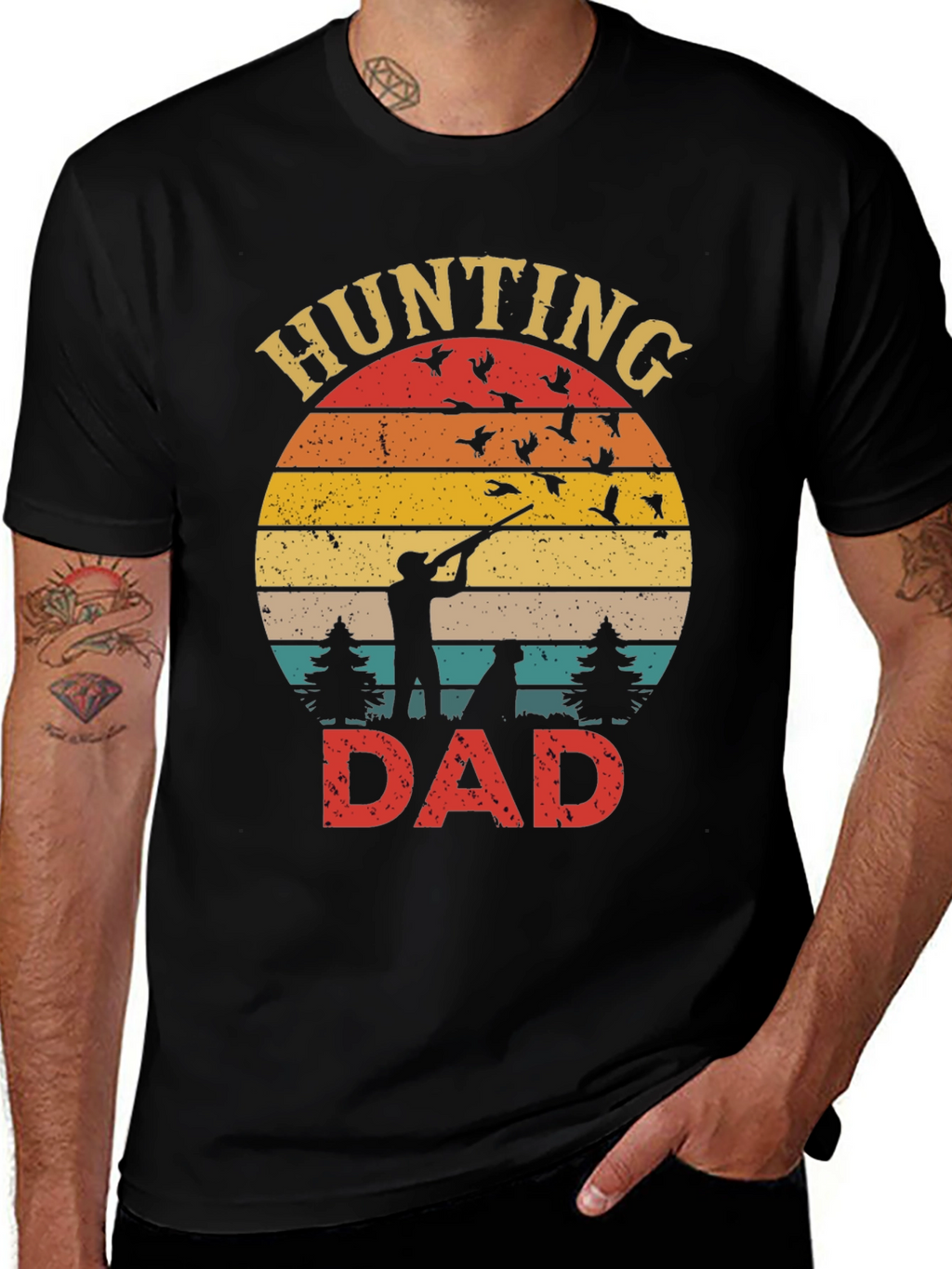 Hunting Dad Graphic Tee - Gift for Hunter