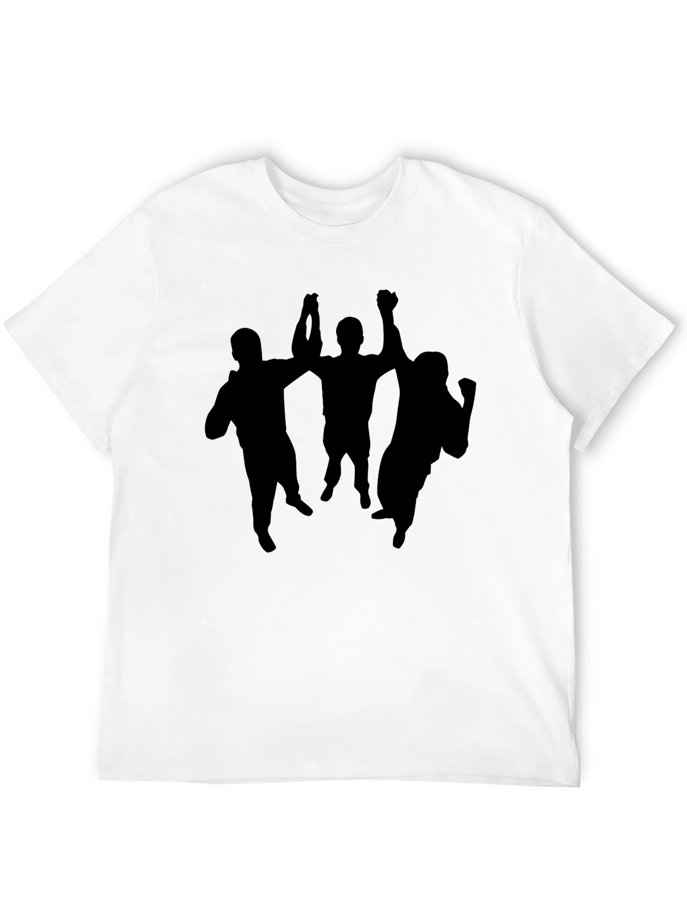 Black Silhouette Celebration Tee