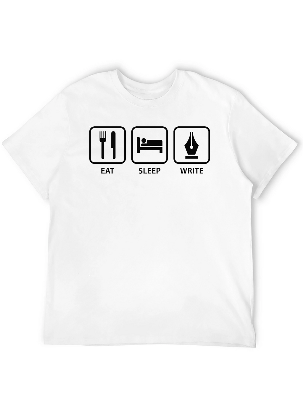 Eat Sleep Write T-Shirt - Writers Essential