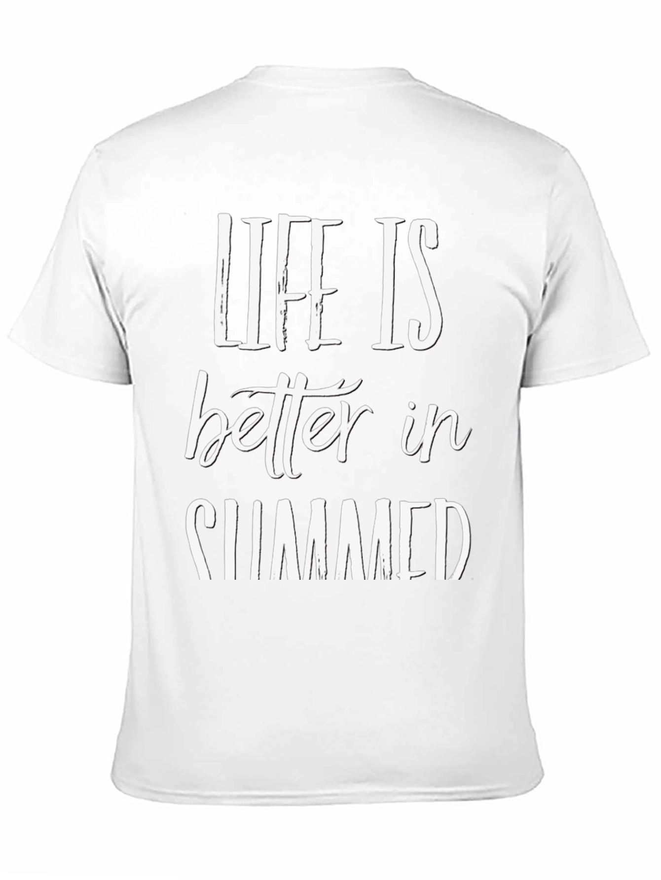 Life is Better in Summer Black Graphic Tee