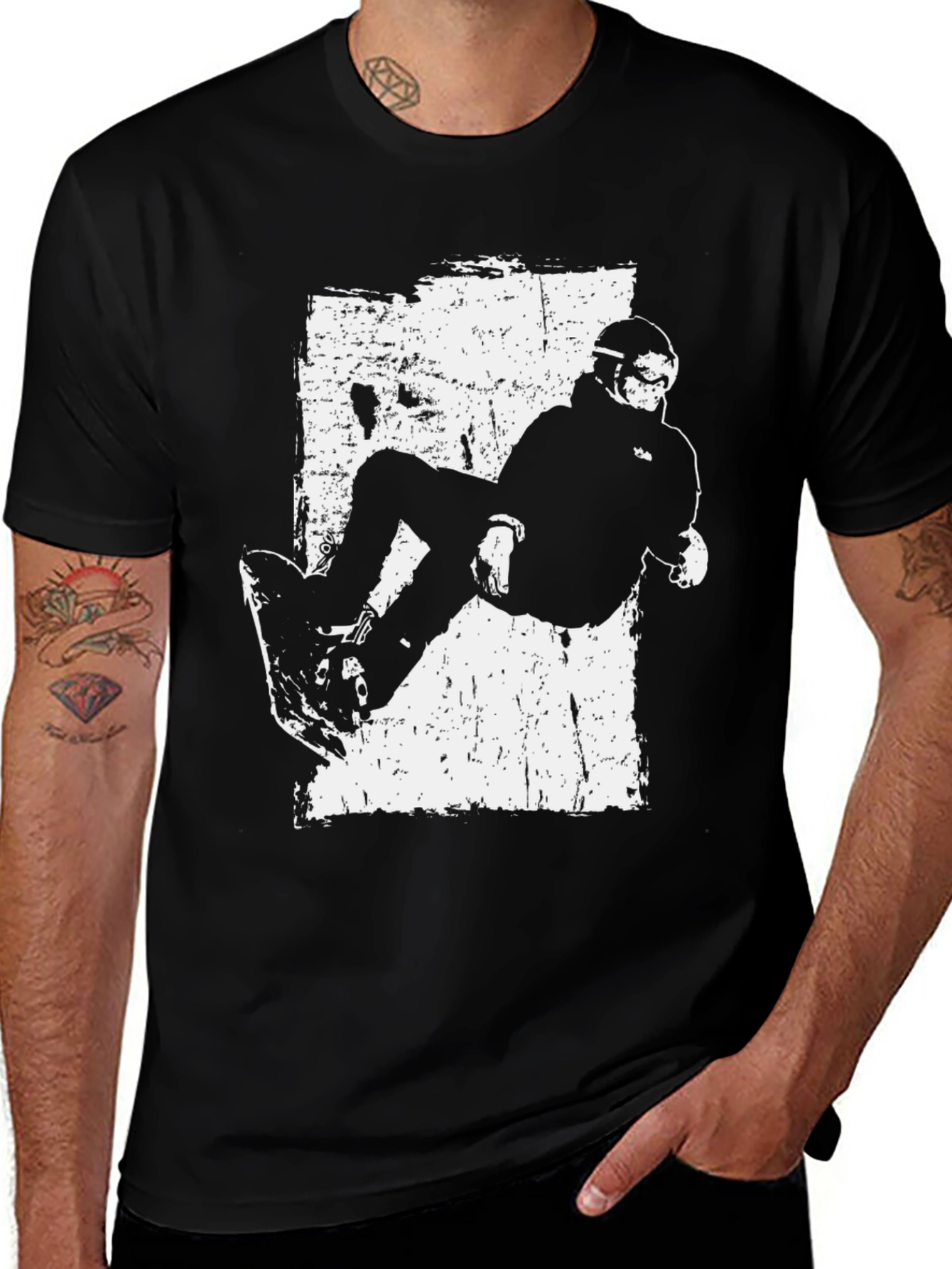 Skateboarder Graphic T-Shirt