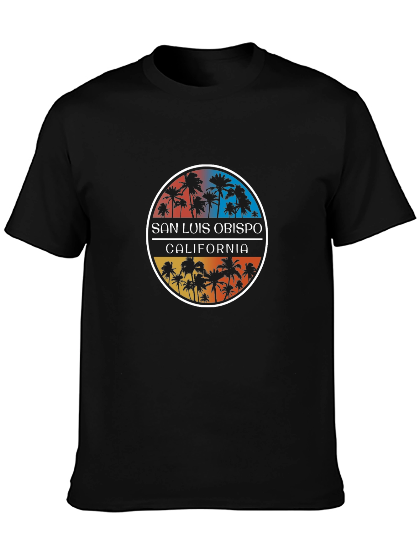 San Luis Obispo California Palm Tree T-Shirt