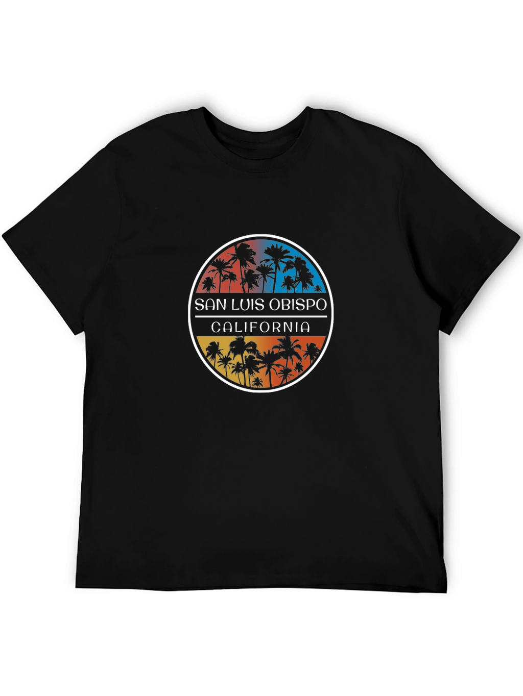 San Luis Obispo California Palm Tree T-Shirt