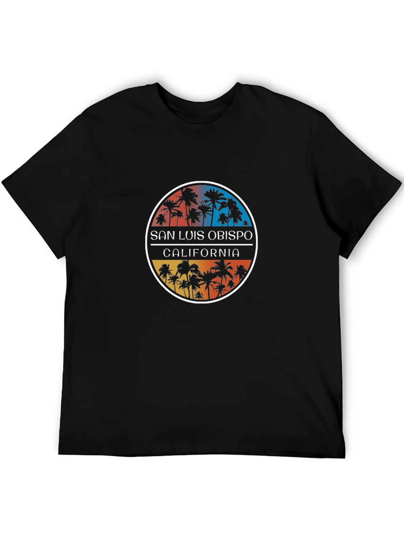 San Luis Obispo California Palm Tree T-Shirt