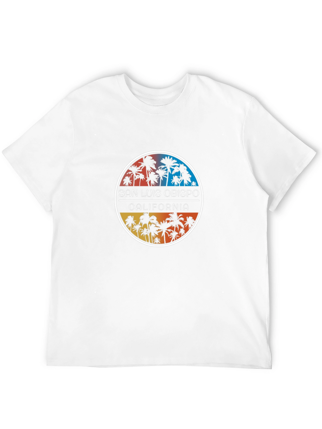 San Luis Obispo California Palm Tree T-Shirt