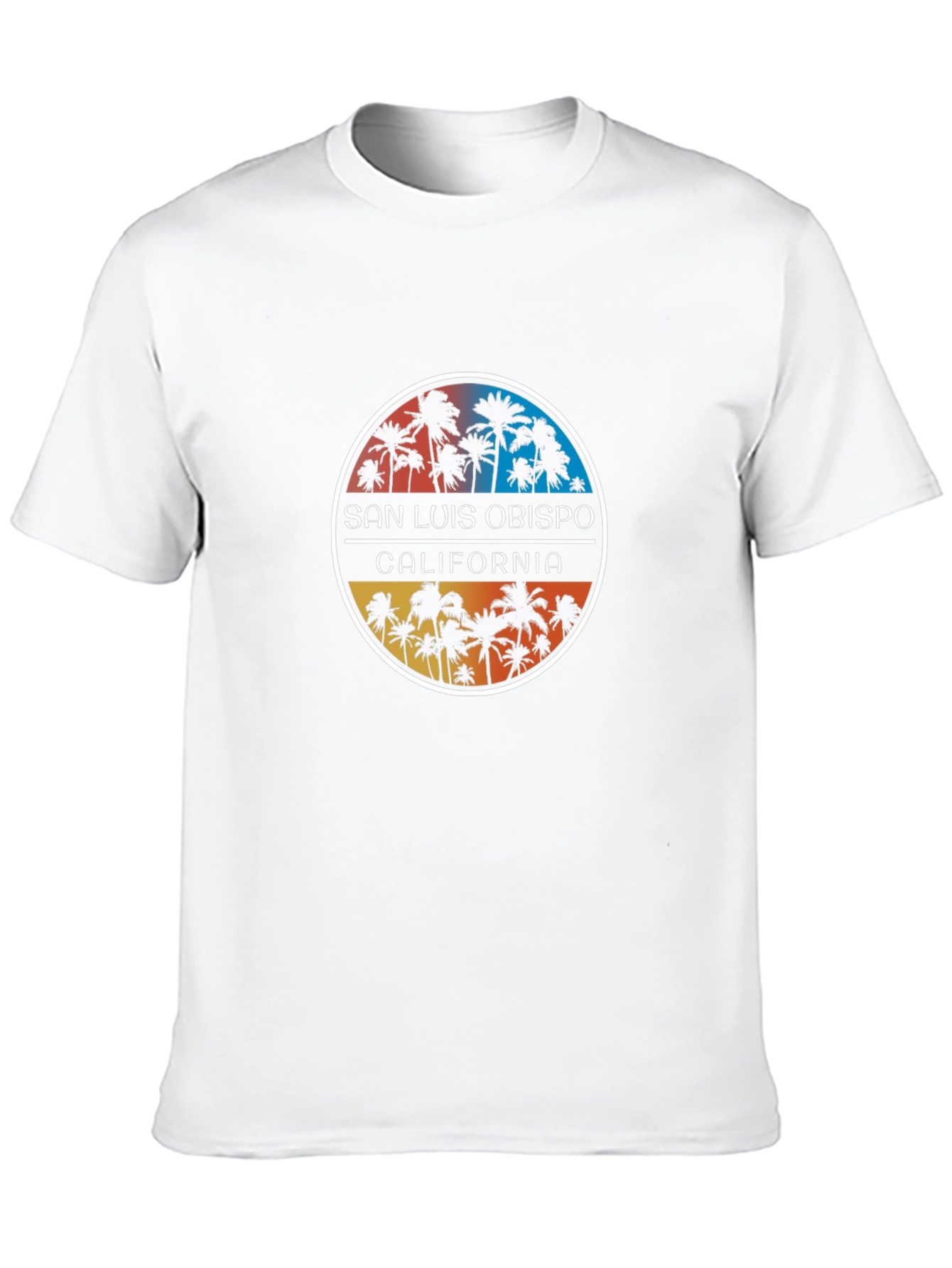 San Luis Obispo California Palm Tree T-Shirt